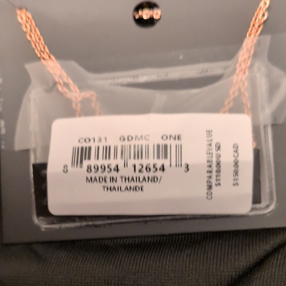 Authentic Coach Rose Gold Heart Key Necklace - Picture 5 of 7